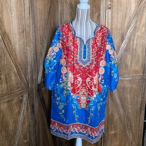 Urban Coco Tunic with Ruched Sleeves. XL